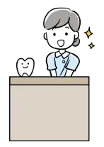 受付スタッフイラスト